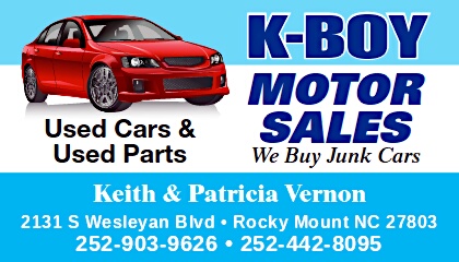 K-Boy Motor Sales in Rocky Mount